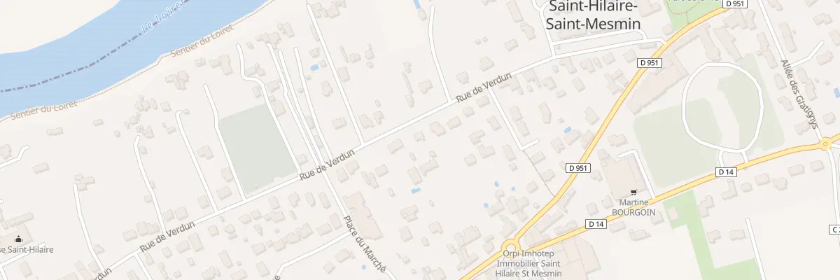 Plan du 305 Rue de Verdun à Saint-Hilaire-Saint-Mesmin