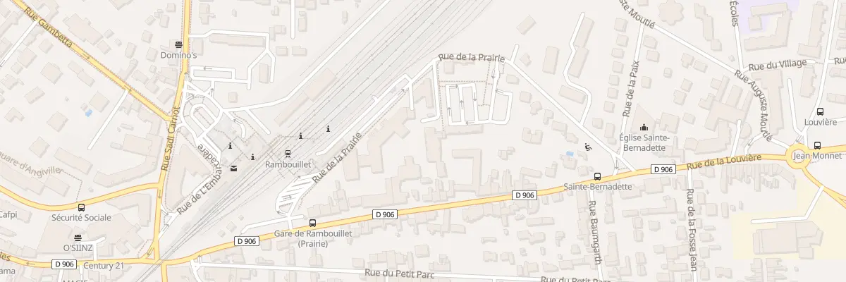 Plan du 31 Rue de la Louvière à Rambouillet