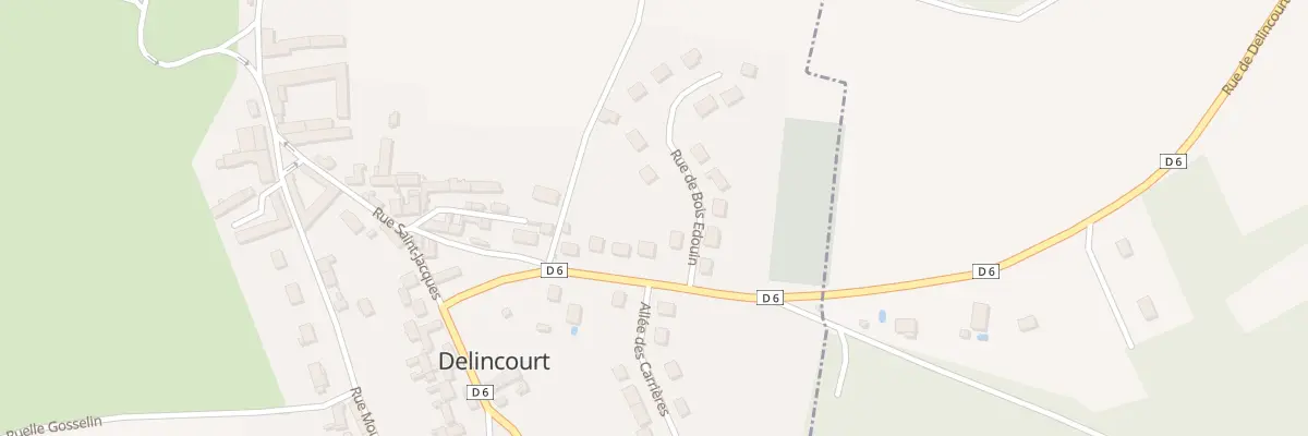 Plan du 155 Rte de Chaumont à Delincourt