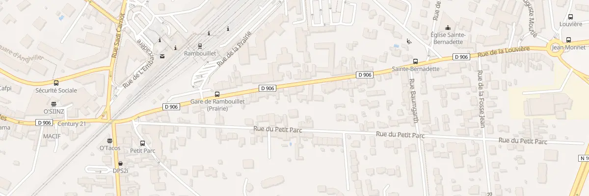 Plan du 30 Rue de la Louvière à Rambouillet