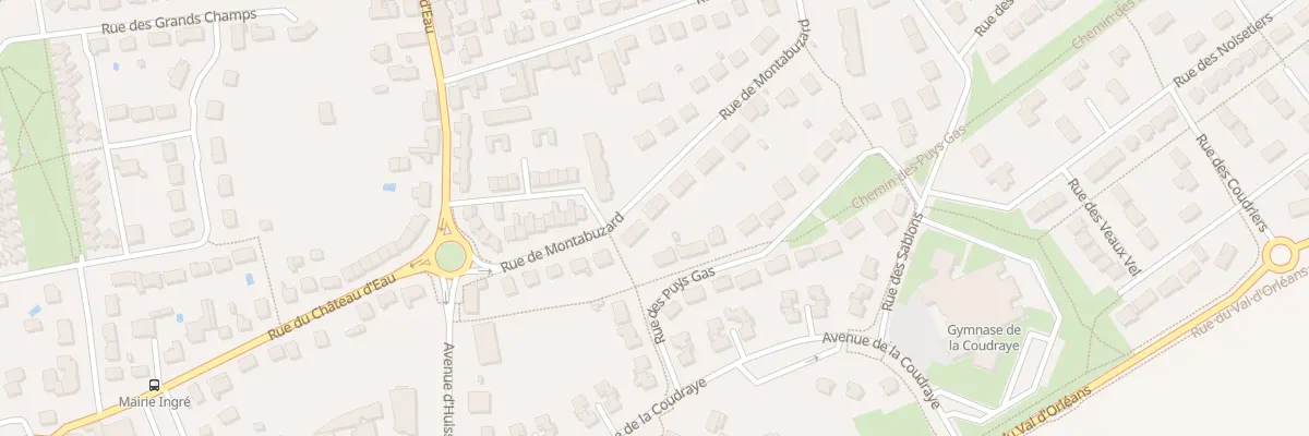 Plan du 18 Rue de Montabuzard à Ingré