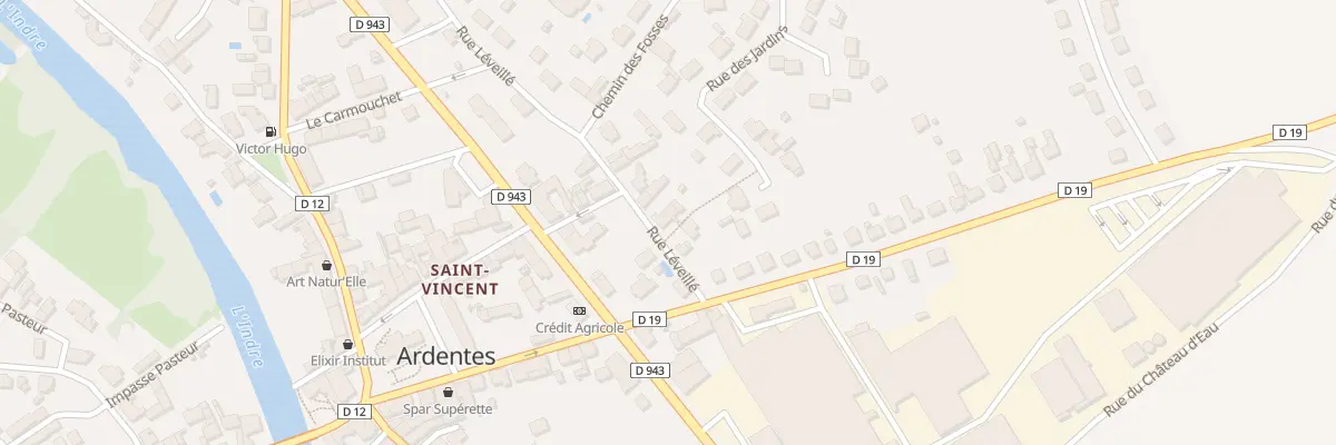 Plan du 2B Rue Léveillé à Ardentes