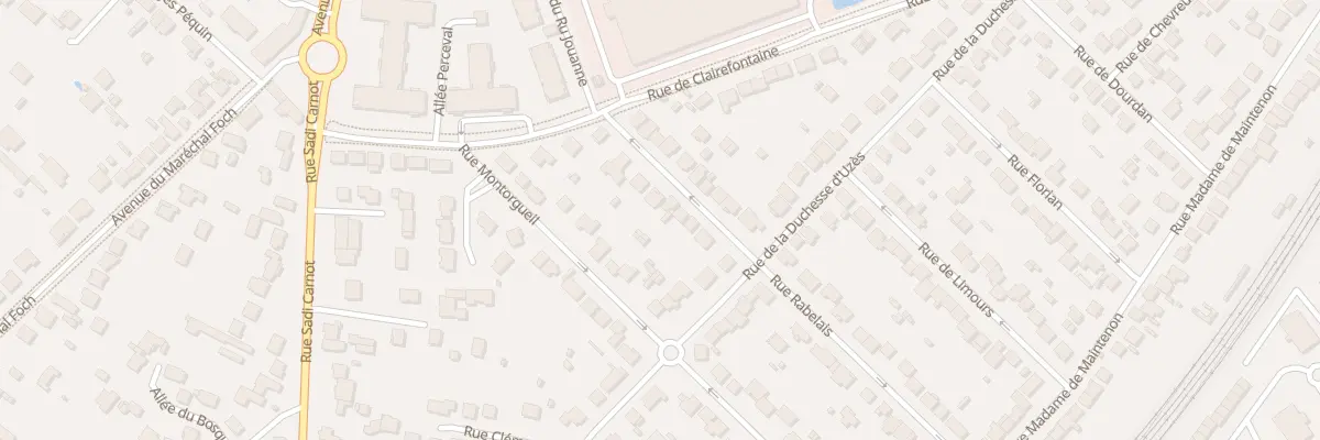 Plan du 29 Rue Rabelais à Rambouillet