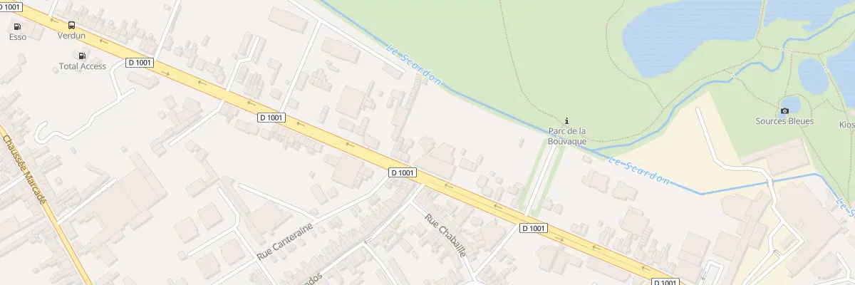 Plan du 92 Bd de la République à Abbeville
