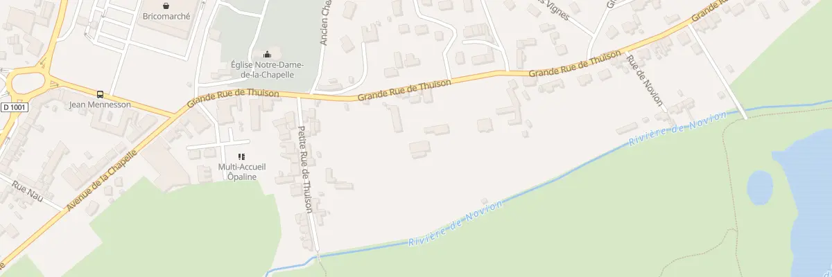 Plan du 44 Gr Gde Rue de Thuison à Abbeville