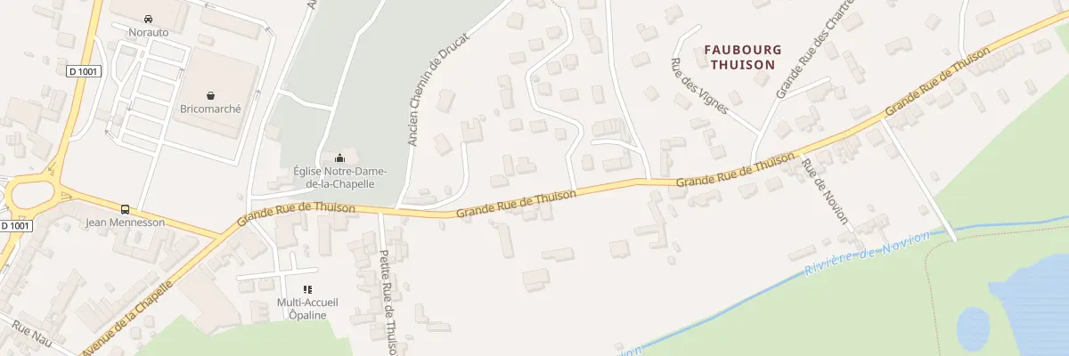 Plan du 11 Gr Gde Rue de Thuison à Abbeville