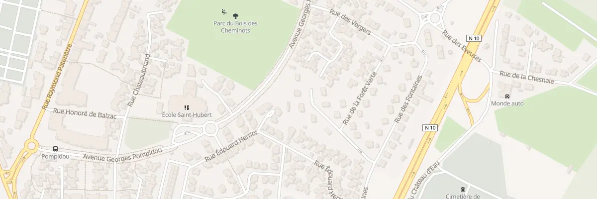 Plan du 7 Rue de la Garenne à Rambouillet