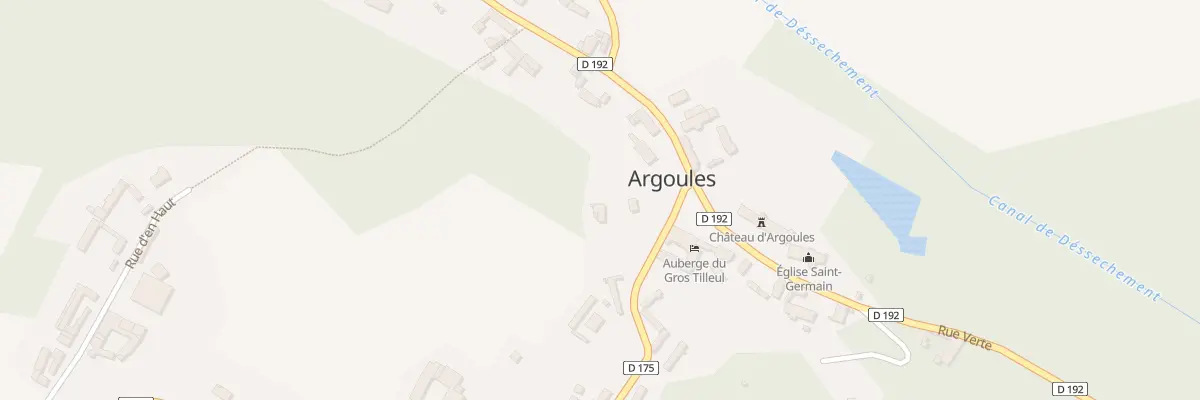 Plan du 1 Rue Grande Rue à Argoules