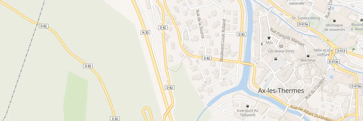 Plan du 540 En Castel à Ax-les-Thermes