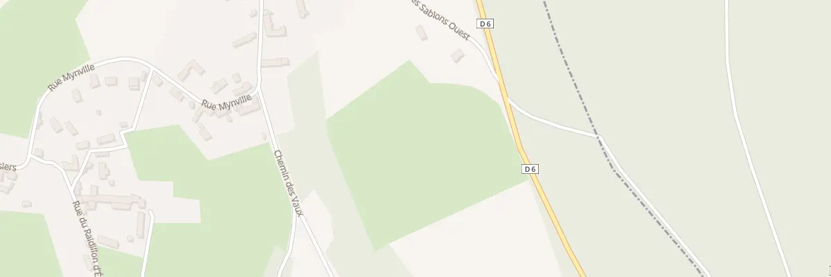 Plan du 179 Les Sablons Ouest à Delincourt