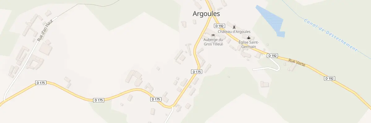 Plan du 4 Rte de Vron à Argoules