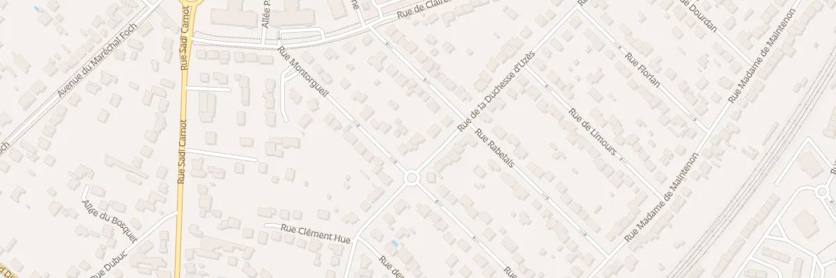 Plan du 35 Rue de la Duchesse d’Uzès à Rambouillet