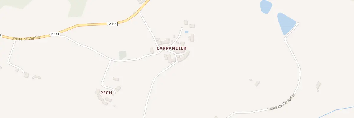 Plan du 5011A Carrandier à Féneyrols
