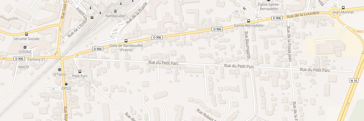 Plan du 35 Rue du Petit Parc à Rambouillet