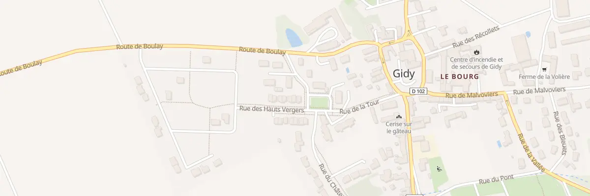 Plan du 4 Rue des Hauts Vergers à Gidy