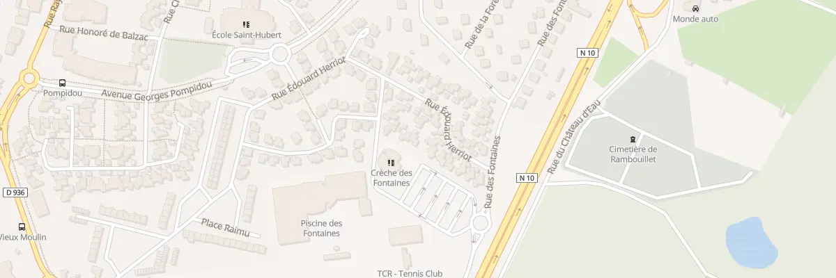Plan du 21 Rue Edouard Herriot à Rambouillet