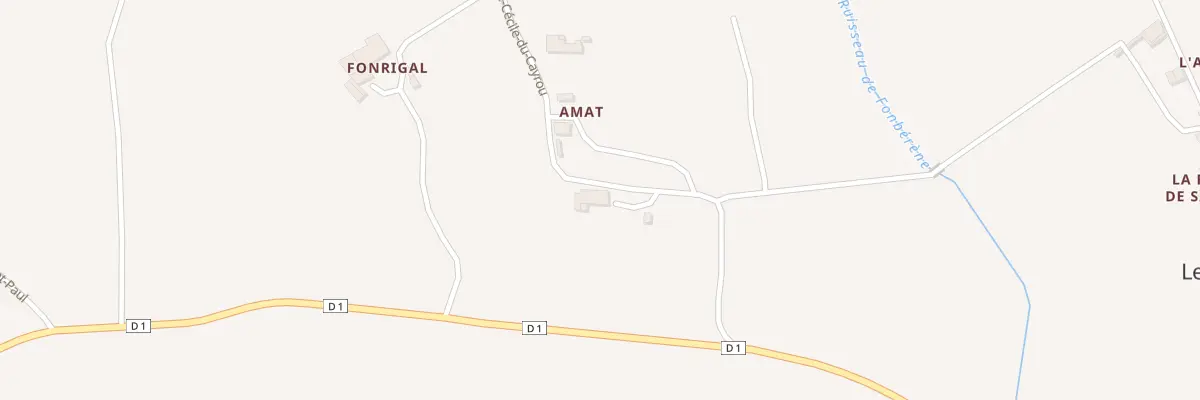 Plan du 5060 Amat au Verdier
