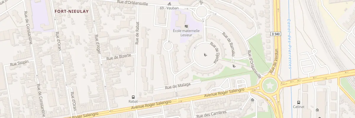 Plan du 34 Rue de Barcelone à Calais