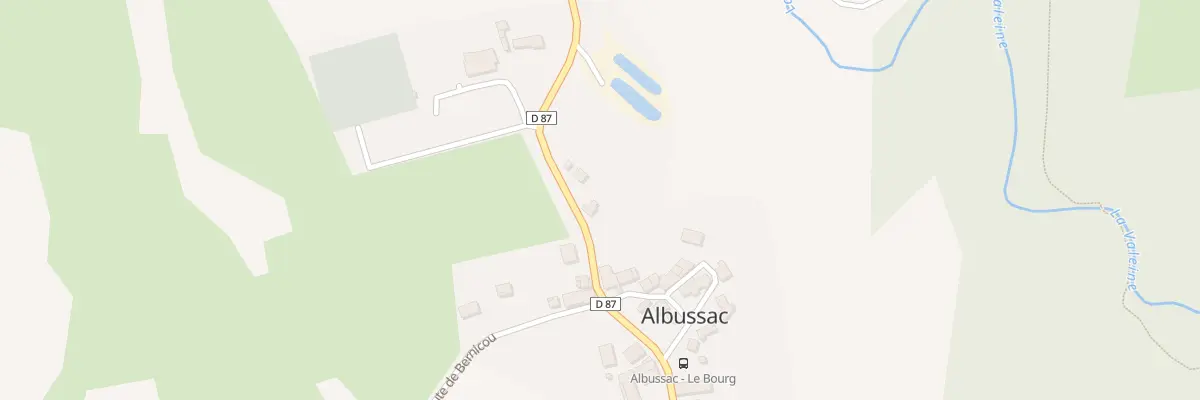 Plan du 14 Rue des Commerces à Albussac