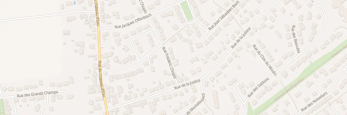 Plan du 59 Rue Fréderic Chopin à Ingré