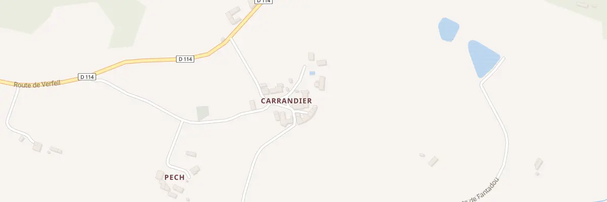Plan du 5143A Carrandier à Féneyrols