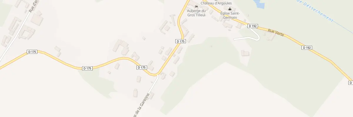 Plan du 11 Rte de Vron à Argoules