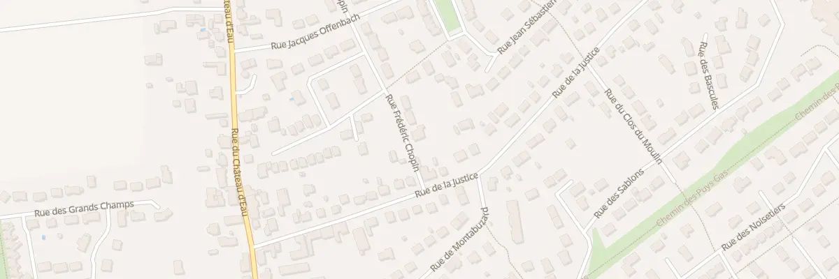 Plan du 61 Rue Fréderic Chopin à Ingré