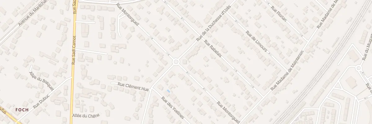 Plan du 38 Rue de la Duchesse d’Uzès à Rambouillet