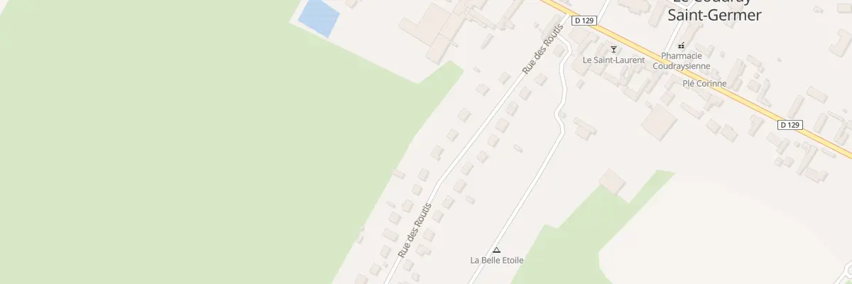 Plan du 10 Rue des Routis au Coudray-Saint-Germer