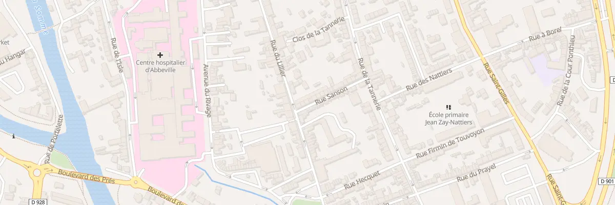 Plan du 4 Rue Sanson à Abbeville
