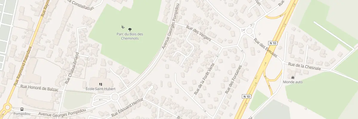 Plan du 25 Rue des Vergers à Rambouillet