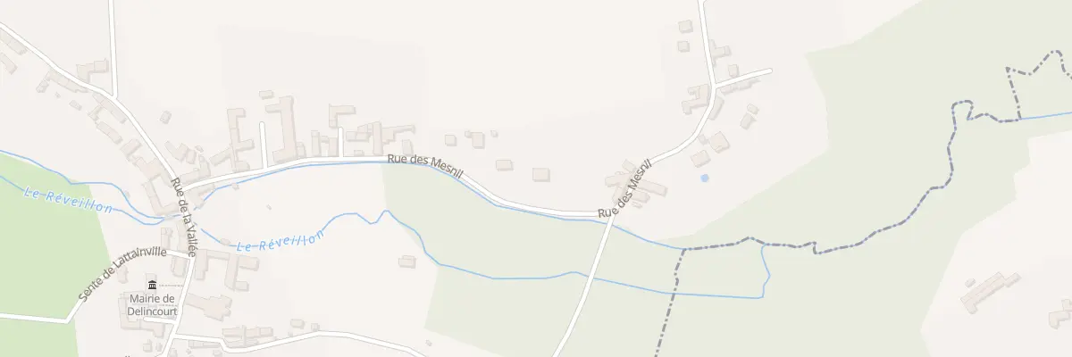 Plan du 331 Rue du Mesnil à Delincourt