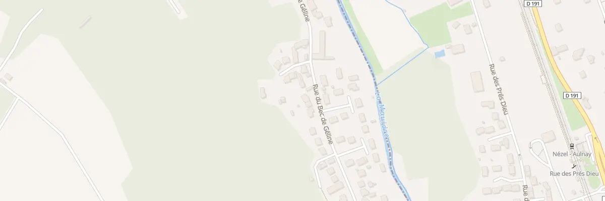 Plan du 23 Rue du Bec Geline à La Falaise