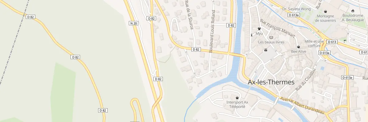 Plan du 4 Rue de la Solitude à Ax-les-Thermes