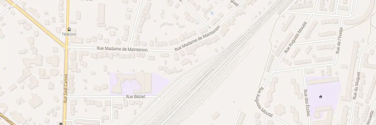 Plan du 34B Rue Madame de Maintenon à Rambouillet