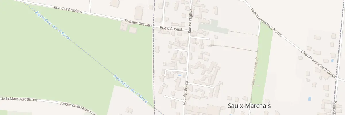 Plan du 25 Rue de l’Eglise à Saulx-Marchais