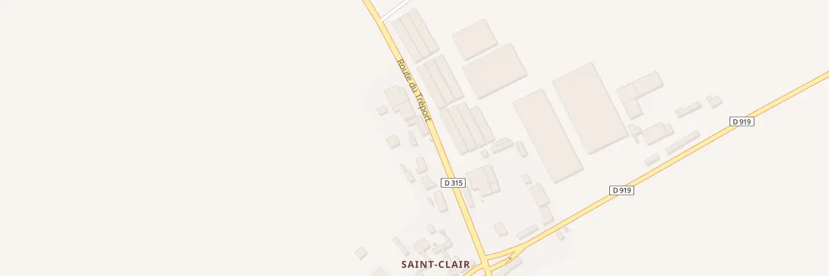 Plan du 5 Rte du Tréport à Hescamps