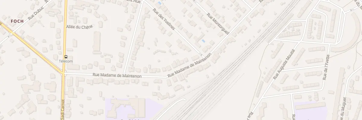 Plan du 39 Rue Madame de Maintenon à Rambouillet