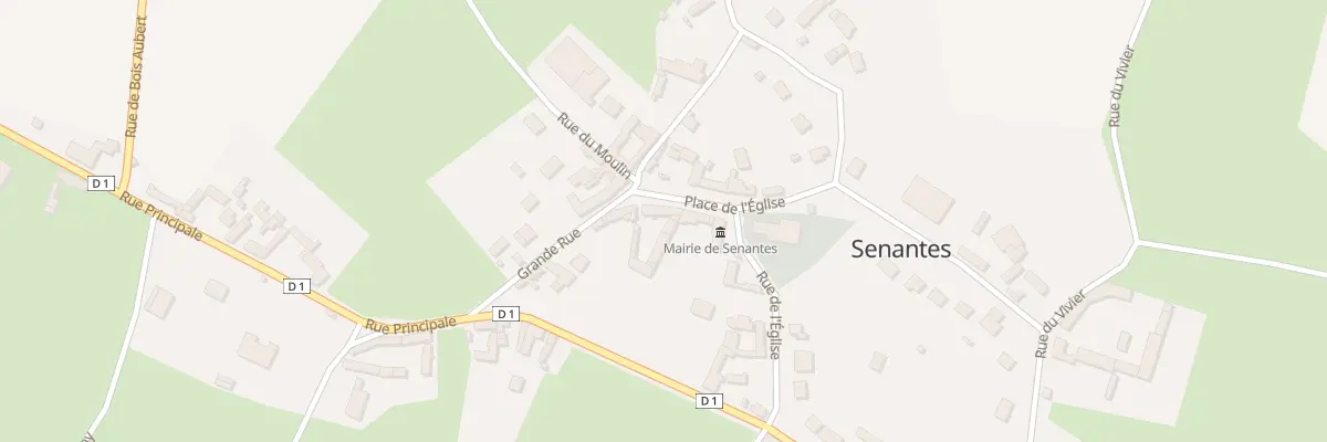Plan du 2 Pl de l’Eglise à Senantes
