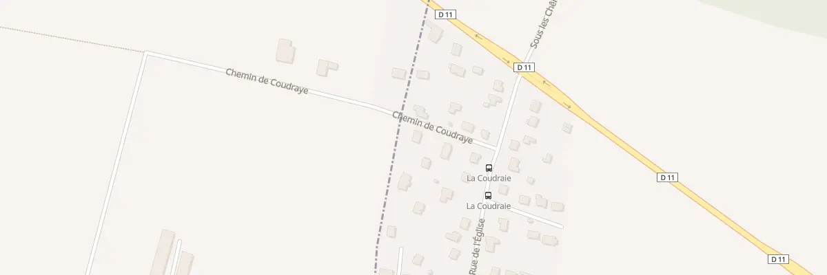 Plan du 5001 Che de la Coudraye à Saulx-Marchais