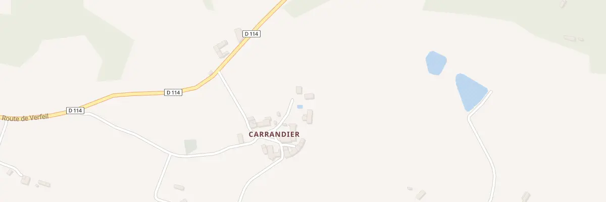 Plan du 5018 Carrandier à Féneyrols