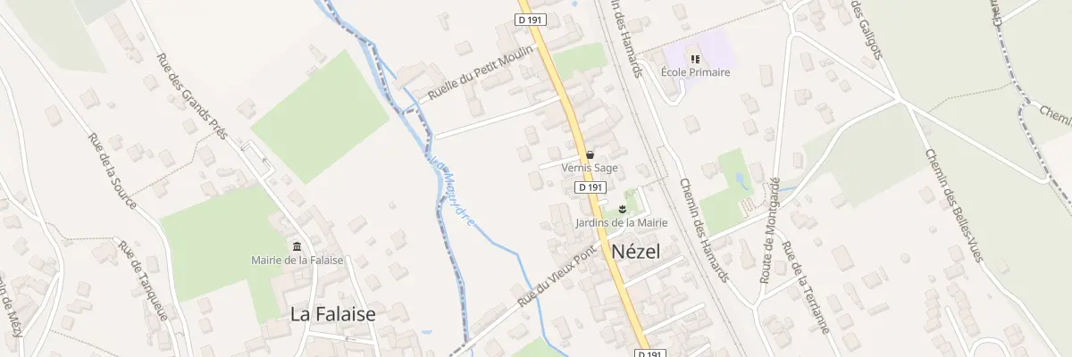 Plan du 1 All du Verger à Nézel