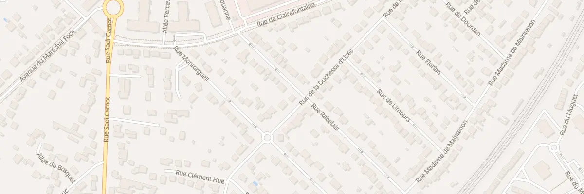 Plan du 39 Rue de la Duchesse d’Uzès à Rambouillet