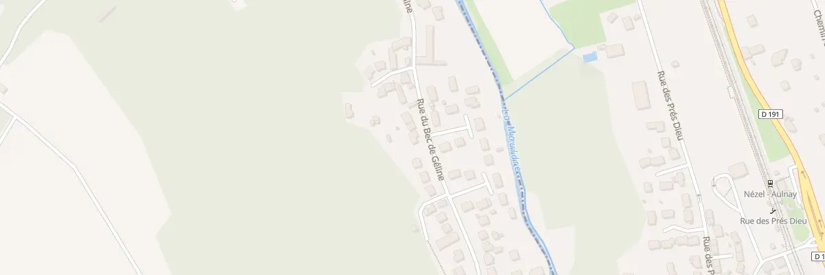 Plan du 27 Rue du Bec Geline à La Falaise