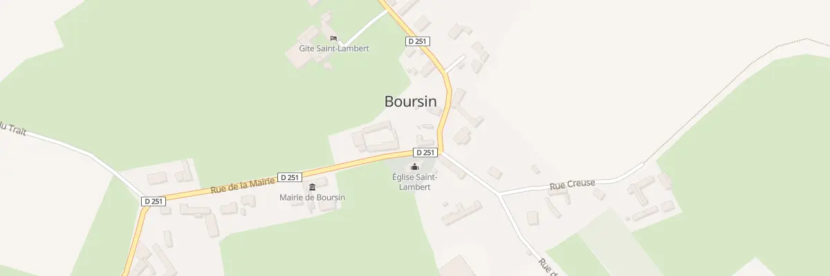 Plan du 5013 Le Village à Boursin