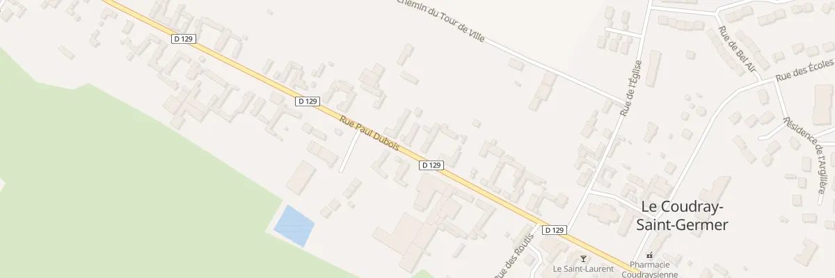 Plan du 38 Rue Paul Dubois au Coudray-Saint-Germer