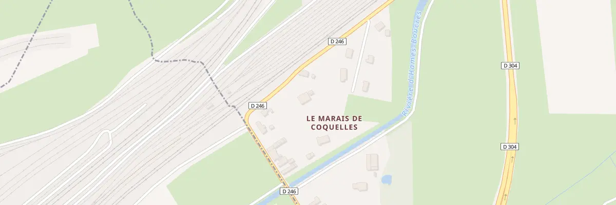 Plan du 623 Rte de Fréthun à Coquelles