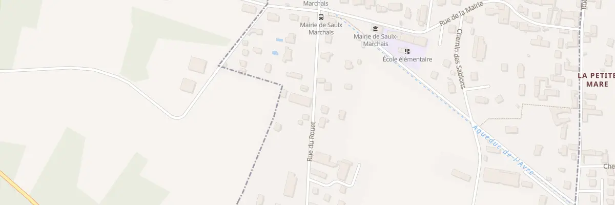 Plan du 12 Rue de Rouet à Saulx-Marchais