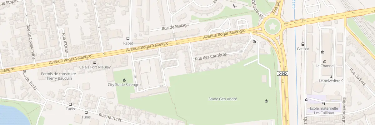 Plan du 8 Rue du Lac à Calais