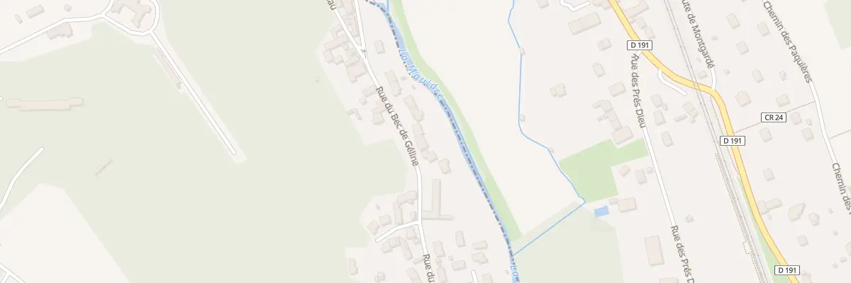 Plan du 8A Rue du Bec Geline à La Falaise